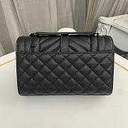 Saint Laurent Black Bag 1450YS Size 21x13x6cm - 4