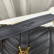 Saint Laurent Black Gold Bag 1450YS Size 21x13x6cm - 5