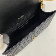 Saint Laurent Black Gold Bag 1450YS Size 21x13x6cm - 2