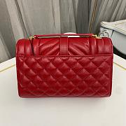 Saint Laurent Red Bag 1450YS Size 21x13x6cm - 3