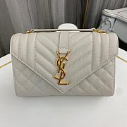 Saint Laurent White Bag 1450YS Size 21x13x6cm - 3