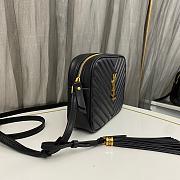 Saint Laurent Black Gold Bag 1446YS Size 23x16x6cm - 3