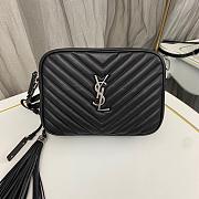 Saint Laurent Black Silver Bag 1446YS Size 23x16x6cm - 4