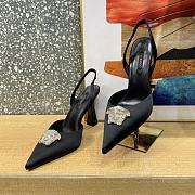 Versace La Medusa 12mm Slingback Pumps Black - 2