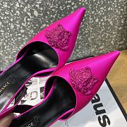 Versace La Medusa 12mm Slingback Pumps Pink - 6