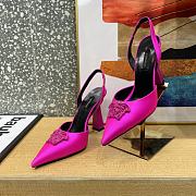 Versace La Medusa 12mm Slingback Pumps Pink - 4