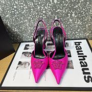 Versace La Medusa 12mm Slingback Pumps Pink - 2