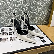 Versace La Medusa 12mm Slingback Pumps Silver - 2