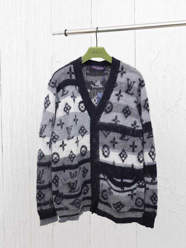 Louis Vuitton Jacket Black White GT700285 - 1