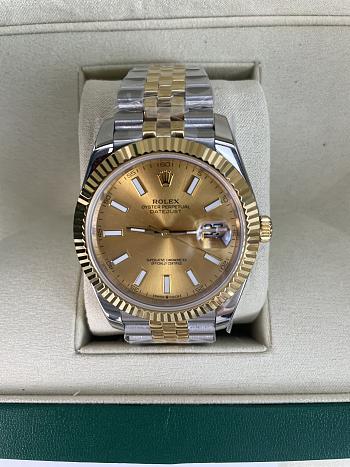 Rolex Datejust Watch Gold 41mm