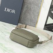 Dior Khaki Zip Messenger Bag size 23x17x7cm - 3