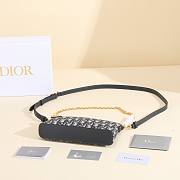 Dior Black and White Handbags B930291 Size 23x13x5cm - 5