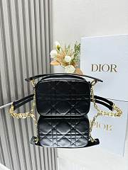 Dior Black Caro Camera Bag B930314 size 19x13x4cm - 5