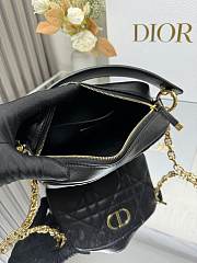 Dior Black Caro Camera Bag B930314 size 19x13x4cm - 4