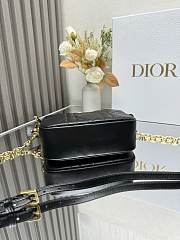 Dior Black Caro Camera Bag B930314 size 19x13x4cm - 3