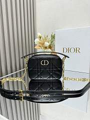 Dior Black Caro Camera Bag B930314 size 19x13x4cm - 2