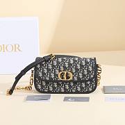 Dior Blue Oblique Print Montaigne Avenue Size 22x12x6cm - 6