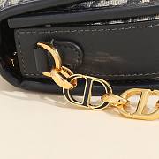 Dior Blue Oblique Print Montaigne Avenue Size 22x12x6cm - 5