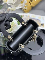 Dior Four-Square Star Pegs Black B930515 Size 20x16x8cm - 4