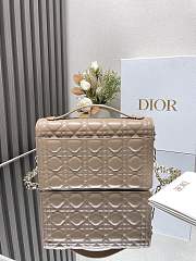 Dior Handbag Sheepskin Lambskin B930556 Size 24x14 x7cm - 3