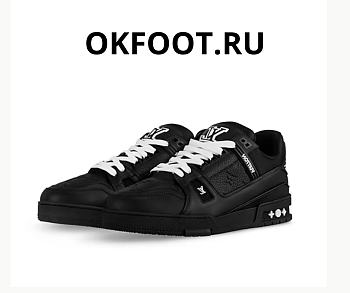 Louis Vuitton Trainer Sneaker Black 1AARFA