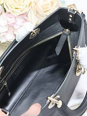 Dior Litchi Leather Bag Black Size 30x120x13cm - 4