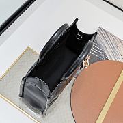 Dior Mini Book Tote Handbag Black B930497 Size 21x13x7cm - 3