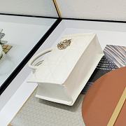 Dior Mini Book Tote Handbag White B930495 Size 21x13x7cm - 5