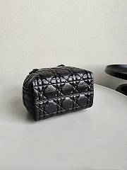 Dior Toujours Bag Wax Black Trumpet B930332 Size 23×15×15cm - 6