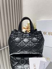 Dior Toujours Handbag Black B930551 Size 28x19x21cm - 5