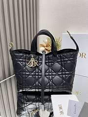 Dior Toujours Handbag Black B930551 Size 28x19x21cm - 4