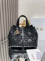 Dior Toujours Handbag Black B930551 Size 28x19x21cm - 6