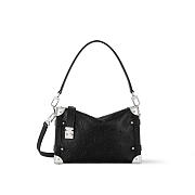 LV Side Trunk MM Black Silver Size 23 x 16 x 8cm - 3