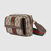 Gucci Ophidia Mini Bag Beige Supreme Size 20x12x9cm - 4