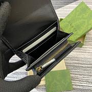 Gucci Matelassé  Black 598629 Size 12x10x 3cm - 3