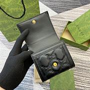 Gucci Matelassé Black 723799 Size 12x10x 3cm - 4