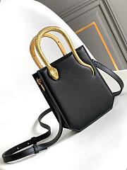 BVLGARI Serpentine Tote Gold Black Size 13x17x5cm - 6