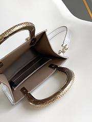 BVLGARI Serpentine Tote Silver Size 13x17x5cm - 5