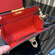 Valentino Garavani Rockstud Alcove Gold Bag Size 19x12x5cm - 5