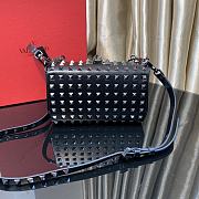 Valentino Garavani Rockstud Alcove Silver Bag Size 19x12x5cm - 2