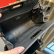 Valentino Garavani Rockstud Alcove Silver Bag Size 19x12x5cm - 3