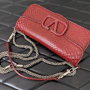 Valentino VLogo Signature Bags Red Size 27x13x6cm - 5