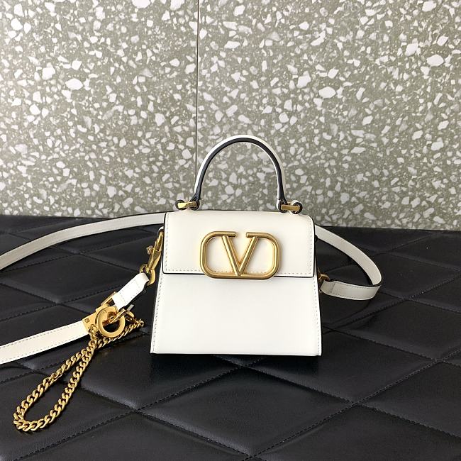 Valentino VSling Bags White Size 13.5x11.5x4cm - 1