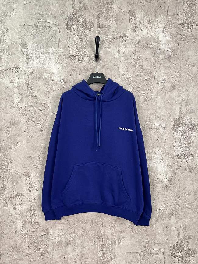 Balenciaga Hoodie Blue BAL915136 - 1