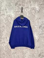 Balenciaga Hoodie Blue BAL915136 - 2
