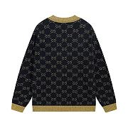 GG Cotton Lamé Cardigan Black - 4