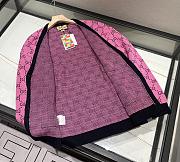 Gucci Cardigan Wool Jacquard Pink - 4