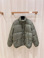 Gucci Down Jacket Top Version Moss Green - 4