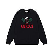 GUCCI FLEECE BADMINTON BLACK - 4