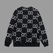 Gucci GG Logo Sweatshirts Black - 5
